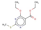 ETHYL 4-ETHOXY-2-METHYLSULFANYLPYRIMIDINE-5-CARBOXYLATE