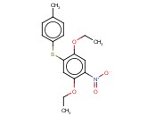 2,5-<span class='lighter'>DIETHOXY</span>-4-((4-METHYLPHENYL)THIO)NITROBENZENE