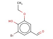 3-溴-5-<span class='lighter'>乙</span><span class='lighter'>氧基</span>-4-羟基<span class='lighter'>苯</span><span class='lighter'>甲醛</span>