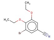 3-<span class='lighter'>溴</span>-4,5-二乙氧基<span class='lighter'>苯</span><span class='lighter'>甲</span><span class='lighter'>腈</span>