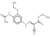 3-(4-乙酰<span class='lighter'>氨基</span>-3-<span class='lighter'>乙</span>氧基苯胺)-2-氰基丙烯<span class='lighter'>酸</span><span class='lighter'>乙</span><span class='lighter'>酯</span>