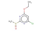 4-CHLORO-6-ETHOXY-2-METHANESULFINYL-PYRIMIDINE