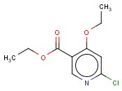 <span class='lighter'>6-CHLORO-4-ETHOXYPYRIDINE-3-CARBOXYLIC</span> ACID ETHYL <span class='lighter'>ESTER</span>