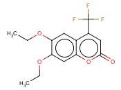 6,7-<span class='lighter'>DIETHOXY</span>-4-(TRIFLUOROMETHYL)COUMARIN