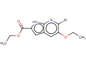 6-<span class='lighter'>溴</span>-5-<span class='lighter'>乙</span>氧基-1H-吡咯并[2,3-B]吡啶-2-羧酸<span class='lighter'>乙</span><span class='lighter'>酯</span>