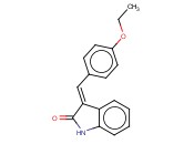2H-INDOL-2-ONE, 3-[(4-ETHOXYPHENYL)METHYLENE]-1,3-DIHYDRO-