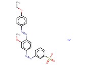 3-[[4-[(4-乙<span class='lighter'>氧</span><span class='lighter'>苯基</span>)偶氮]-3-<span class='lighter'>甲</span><span class='lighter'>氧</span><span class='lighter'>苯基</span>]偶氮]苯磺酸钠盐