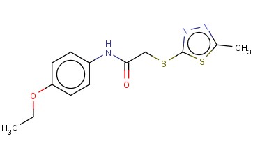 N-(4-ETHOXYPHENYL)-2-[(5-METHYL-1,3,4-THIADIAZOL-2-YL)SULFANYL]ACETAMIDE