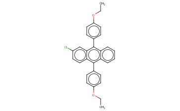 9,10-双(4-乙氧苯基)-2-<span class='lighter'>氯</span><span class='lighter'>蒽</span>