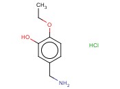 4-ETHOXY-3-<span class='lighter'>HYDROXYBENZYLAMINE</span> HYDROCHLORIDE