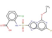 3-氯-2-[(5-<span class='lighter'>乙</span>氧基-7-<span class='lighter'>氟</span>-[1,2,4]三唑并[5,1-f]嘧啶-2-基)磺酰氨基]<span class='lighter'>苯甲酸</span>