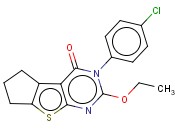 3-(4-CHLOROPHENYL)-2-ETHOXY-6,7-DIHYDRO-3H-CYCLOPENTA[4,5]THIENO[2,3-D]PYRIMIDIN-4(5H)-ONE