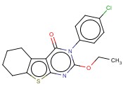 3-(4-CHLOROPHENYL)-2-ETHOXY-5,6,7,8-TETRAHYDROBENZO[4,5]THIENO[2,3-D]PYRIMIDIN-4(3H)-ONE