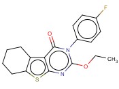 2-ETHOXY-3-(4-FLUOROPHENYL)-5,6,7,8-TETRAHYDROBENZO[4,5]THIENO[2,3-D]PYRIMIDIN-4(3H)-ONE