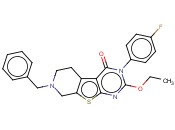7-BENZYL-2-ETHOXY-3-(4-FLUOROPHENYL)-5,6,7,8-TETRAHYDROPYRIDO[4',3':4,5]THIENO[2,3-D]PYRIMIDIN-4(3H)-ONE