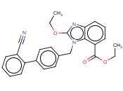 Ethyl  2-ethoxy-1-[(2'-cyanobiphenyl-4-yl)-methyl]-1H-   benzimidazole-7-carboxylate