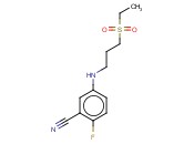 5-([3-(ETHANESULFONYL)PROPYL]AMINO)-<span class='lighter'>2-FLUOROBENZONITRILE</span>