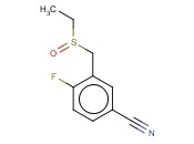 3-[(ETHANESULFINYL)METHYL]-<span class='lighter'>4-FLUOROBENZONITRILE</span>