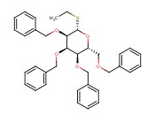 B-D-ALLOPYRANOSIDE, ETHYL 2,3,4,6-TETRAKIS-O-(PHENYLMETHYL)-1-THIO-