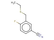 3-[(ETHYLSULFANYL)METHYL]-<span class='lighter'>4-FLUOROBENZONITRILE</span>
