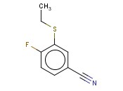 3-(ETHYLTHIO)-<span class='lighter'>4-FLUOROBENZONITRILE</span>