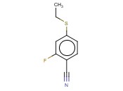 4-(ETHYLTHIO)-<span class='lighter'>2-FLUOROBENZONITRILE</span>