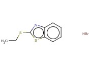 2-(ETHYLSULFANYL)-1,3-BENZOTHIAZOLE <span class='lighter'>HYDROBROMIDE</span>
