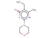 4(3H)-嘧啶酮,5-乙基-6-甲基-2-(4-<span class='lighter'>吗</span><span class='lighter'>啉</span><span class='lighter'>基</span>)-