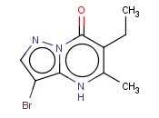 3-BROMO-6-ETHYL-5-METHYLPYRAZOLO[<span class='lighter'>1,5-A</span>]PYRIMIDIN-7(4H)-ONE