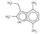 3-ETHYL-2,4,7-TRIMETHYL-1H-INDOLE