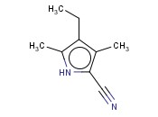 4-ETHYL-3,5-DIMETHYL-1H-PYRROLE-2-CARBONITRILE