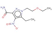 1H-PYRAZOLE-3-CARBOXAMIDE,5-ETHYL-1-(2-ETHOXYETHYL)-4-NITRO-