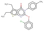 2-(2-CHLOROPHENOXY)-5,6-DIETHYL-3-P-TOLYLTHIENO[2,3-D]PYRIMIDIN-4(3H)-ONE