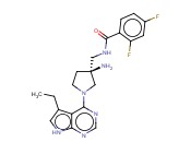 (S)-N-[[3-氨基-1-(5-乙基-7H-<span class='lighter'>吡咯</span>并[2,3-d]嘧啶-4-基)<span class='lighter'>吡咯烷</span>-3-基]<span class='lighter'>甲基</span>]-2,4-二氟苯甲酰胺