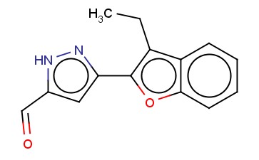 3-(3-ETHYL-1-BENZOFURAN-2-YL)-1H-PYRAZOLE-5-CARBALDEHYDE