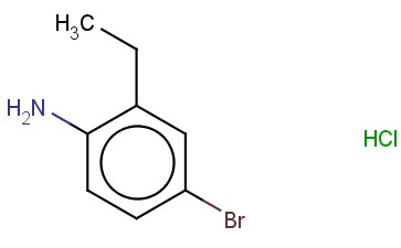 <span class='lighter'>4-BROMO-2-ETHYLANILINE</span> <span class='lighter'>HYDROCHLORIDE</span>