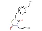 5-(4-ETHYLBENZYLIDENE)-3-(2-PROPYN-1-YL)-1,3-THIAZOLIDINE-2,4-DIONE
