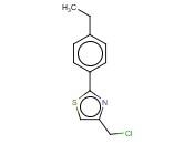 4-(<span class='lighter'>CHLOROMETHYL</span>)-2-(4-ETHYLPHENYL)-<span class='lighter'>1,3-THIAZOLE</span>