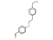 4-[2-(5-乙基-2-吡啶基)<span class='lighter'>乙</span><span class='lighter'>氧基</span>]<span class='lighter'>苯</span><span class='lighter'>甲醛</span>