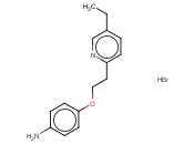 4-[2-(5-ETHYL-2-PYRIDINYL)]ETHOXYANILINE <span class='lighter'>HYDROBROMIDE</span>