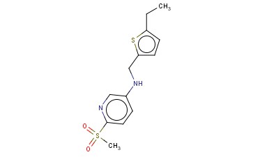 N-[(5-ETHYLTHIOPHEN-2-YL)METHYL]-6-METHANESULFONYLPYRIDIN-3-AMINE