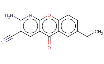 2-AMINO-7-ETHYL-5-OXO-5H-(1)BENZOPYRANO-(2,3-B)PYRIDINE-3-CARBONITRILE