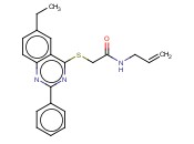 2-[(6-ETHYL-2-PHENYL-4-QUINAZOLINYL)THIO]-N-2-PROPENYL-ACETAMIDE