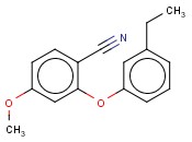 2-(3-ETHYLPHENOXY)-<span class='lighter'>4-METHOXYBENZONITRILE</span>