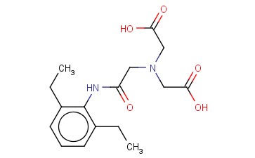 N-(2,6-<span class='lighter'>二</span>乙苯基<span class='lighter'>氨基</span>甲酰甲基)<span class='lighter'>亚</span><span class='lighter'>氨基</span><span class='lighter'>二</span><span class='lighter'>乙酸</span>