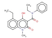 N,5-DIETHYL-4-HYDROXY-1-METHYL-2-OXO-N-PHENYL-1,2-DIHYDROQUINOLINE-3-CARBOXAMIDE