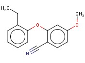 2-(2-ETHYLPHENOXY)-<span class='lighter'>4-METHOXYBENZONITRILE</span>