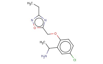 1-(5-CHLORO-2-[(3-ETHYL-1,2,4-OXADIAZOL-5-YL)METHOXY]PHENYL)ETHAN-1-AMINE