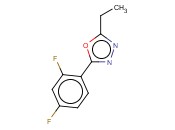 2-(2,4-DIFLUORO-PHENYL)-5-ETHYL-[1,3,4]OXADIAZOLE