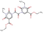 N,N'-OXALYLBIS(3-ETHYL-5-CARBETHOXYURACIL)